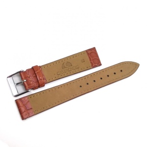 Curea de ceas Campagnolo - Piele Naturala - Culoare Maro-Deschis - 18mm - WZ3722 - Img 2