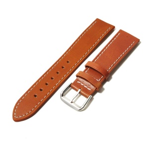 Curea de ceas culoare Maro Deschis din piele naturala 18mm 20mm WZ5208 - Img 4
