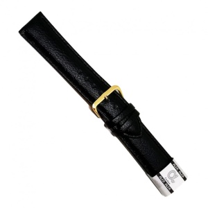 Curea de ceas din piele ecologica neagra - 18mm, 22mm C2951 - Img 4