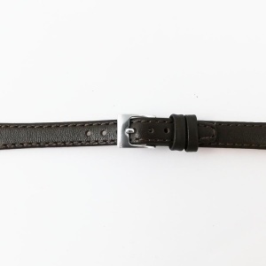 Curea de ceas din piele naturala maronie XXL - 12mm - C2939 - Img 3