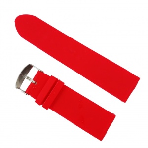 Curea de Ceas din Silicon - Roșu - 18mm, 20mm, 22mm, 24mm (WZ748) - Img 2