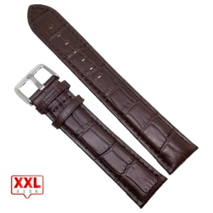 Curea de ceas maro inchis XXL 22mm WZ3580 - Img 4