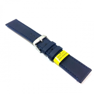 Curea de ceas Morellato Water Resistant - Piele Naturala - Culoare Bleu - 18mm, 20mm, 22mm, 24mm - A01X5394D14062CR - Img 3