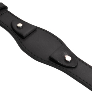Curea de ceas Neagra din piele naturala - 20mm WZ5426 - Img 3