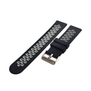 Curea de ceas Neagra din Silicon 22mm WZ5358 - Img 4