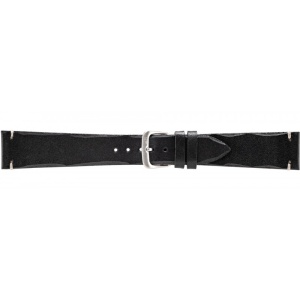 Curea de ceas neagra Morellato Manufatti Vintage 20mm 22mm - Img 3