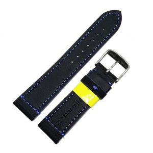 Curea de ceas rezistenta la apa Negru cu Albastru Morellato - 22mm / 24mm - A01X4910B44868CR - Img 4