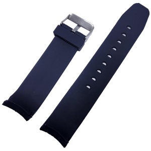 Curea De Silicon Negru Cu Capete Curbate 22mm 11P99 - Img 3
