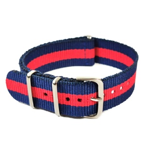 Curea Nyon NATO Military Albastru Rosu 18mm 20mm 22mm - Img 3