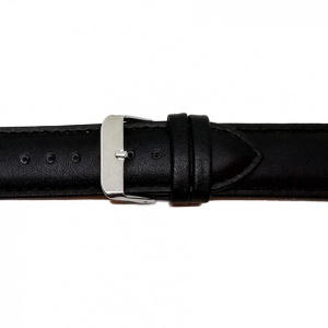 Curea pentru ceas din piele ecologica neagra - 22mm, 24mm, 26mm - C2948 - Img 3