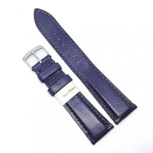 Curea pentru Ceas Morellato Canova Vitellino Volanato - Culoare Gri-Petrol - 22mm