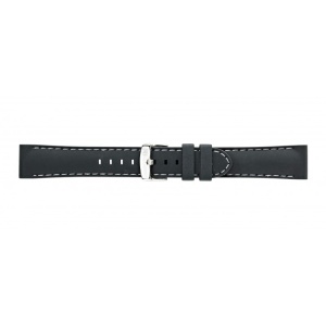 Curea pentru Ceas Morellato Carezza Silicone - Culoare Neagra, cusatura alba - 22mm - A01U3844187019CR - Img 3