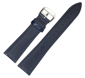 Curea Piele Naturală Bleumarin – 18/20/22 mm – Lungime XL (135+80 mm) - Img 4