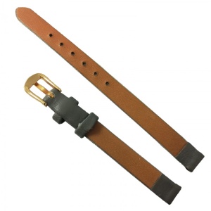 Curea Piele Naturală NAGATA Gri - 8mm - Img 2