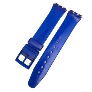 Curea Silicon „Slim-Fit” – Compatibilă Swatch 17mm (Modele Subțiri) - Img 2