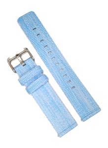 Curea Universală Nylon Țesut pentru Smartwatch – 18/20/22 mm – 8 Culori – Respirabilă – Cataramă Argintie - Img 3
