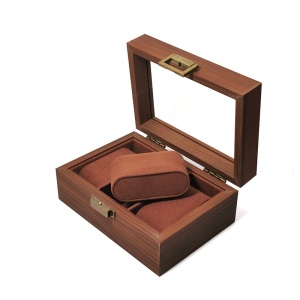 Cutie pentru Ceasuri Coffee Brown – 3 Spatii | CF-H103-6 - Img 3