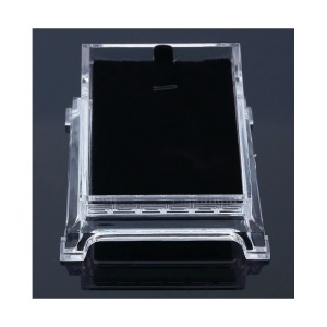 Expozor pentru pandantive din acril transparent si catifea neagra WZ4451 - Img 5