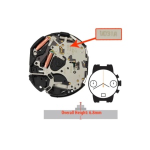Mecanism Ceas Quartz Hattori Chronograph VD31 - Img 2