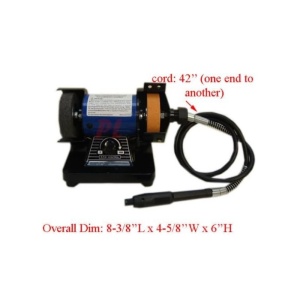 Mini Polizor de Bancă 200W – 220V – Viteză Variabilă 0-10.000 RPM – Flex Shaft 1080 mm – Pentru Șlefuire, Lustruire, Gravare - Img 2