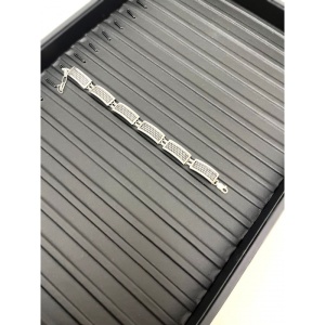 Organizator Bijuterii Premium „Royal Black” – Tavă Stackable din Piele Ecologică pentru Coliere și Brățări - Img 3