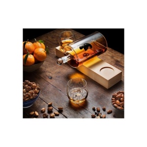 Set Decantor Whiskey „Mjölnir Hammer” JoyJolt – Design Sculptural și Rafinament Artizanal - Img 3