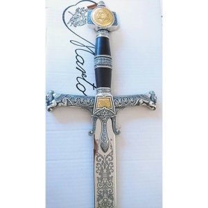Spada Regelui Solomon Silver – Ediție de Lux Marto Toledo – Oțel AISI 440 – 120 cm - Img 2