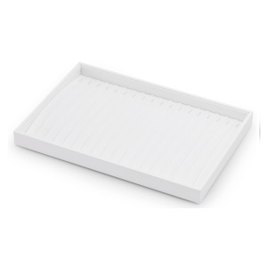 Tavă Organizatoare Oirlv – Premium White PU Leather, Specială pentru Brățări și Lanțuri - Img 3