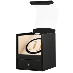 Watch Winder - 2 + 2 Negru Dispozitiv pentru intoarcere ceasuri CF-pu80 - Img 4