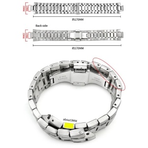 Brățară Compatibilă Tissot PRX Chronograph – 23 mm – Oțel Inoxidabil – Capete Curbate – Seria T077 - Img 2