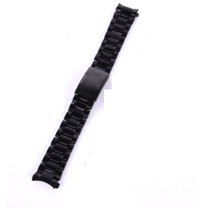 Brățară de Ceas din Oțel Inoxidabil, Culoare Neagră, Capete Curbate - 18, 20, 22, 24 mm - Img 3