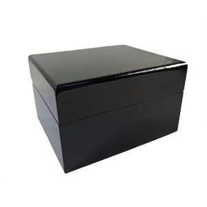 Caseta neagra din lemn pentru un ceas WZ4681 - Img 4