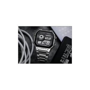 Casio Ceas bărbătesc Digital World Time WR100M AE-1200WHD-1AVDF - Img 2
