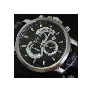 Ceas Bărbătesc Casio Beside BEM-501 – Cronograf Elegant cu Design Retro-Business - Img 2