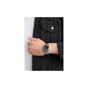 Ceas Bărbătesc Casio MTP-1183A-1ADF Standard – Eleganță Clasică în Detalii Silver & Black - Img 3