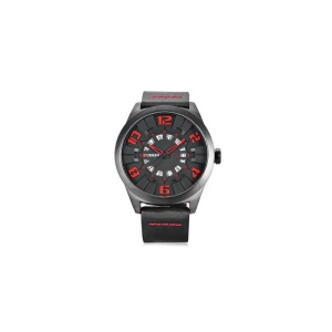 Ceas Barbatesc Negru Curren M8258 Black & Red