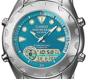 Ceas Casio MRP-701D-2A2VDF – Analog-Digital – Carcasă Oțel 41 mm – Cadran Albastru – 100 m - Img 3