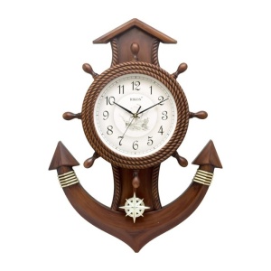 Ceas de Perete cu Pendul Rikon 4651 In Formă De Ancoră - Img 2