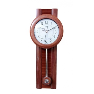 Ceas de perete cu pendula Rikon 5102PND Black Wood
