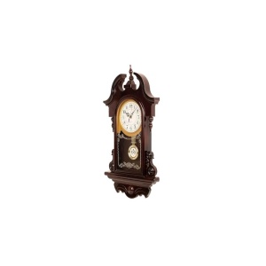 Ceas de Perete Vintage cu Pendul – Design Grandfather, Aspect Lemn - Img 4