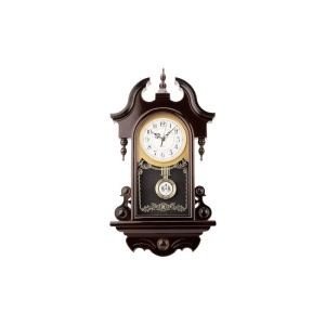 Ceas de Perete Vintage cu Pendul – Design Grandfather, Aspect Lemn - Img 5