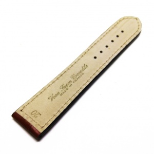 Curea Ceas „Fleurus Gold Heritage” – Piele Veritabilă de Vițel, Maro (20mm - 24mm) - Img 2