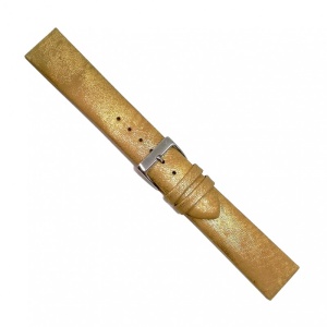 Curea Ceas „Golden Glow” Fancy22 – Piele Naturală Aurie (14mm - 22mm) - Img 4