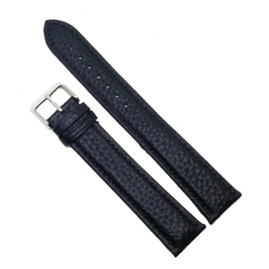 Curea Ceas „Maximus XXL” – Piele Naturală Neagră, Lungime Extinsă (18mm - 26mm)