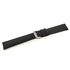 Curea Ceas „Midnight Suede” 01D140 – Piele Întoarsă Neagră, Stil Minimalist (18mm - 20mm) - Img 2