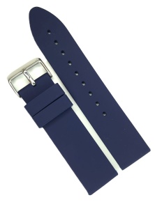 Curea Ceas „Navy Minimalist” 12S99 – Silicon Premium, Albastru Închis (18mm - 22mm)