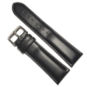 Curea Ceas „Phantom Black” – Piele Naturală (18mm - 24mm)