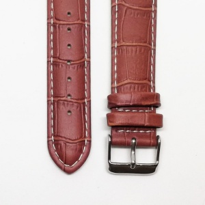 Curea Ceas „Pure Comfort” 6XL20 – Piele Naturală Hipoalergenică, Maro Cognac (18mm - 24mm) - Img 4