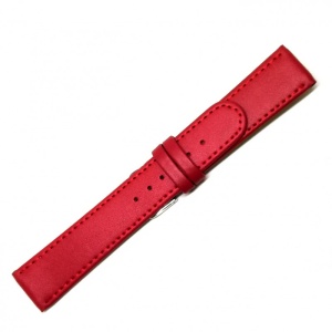 Curea Ceas „Scarlet Comfort” C3063 – Piele Naturală Hipoalergenică, Roșu Vibrant (8mm - 22mm) - Img 2