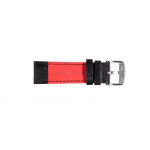 Curea ceas Morellato barbati, negru/rosu, 20mm 22mm A01X5272C91183CR - Img 2